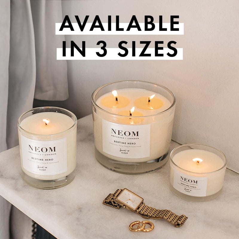 NEOM - Candle, Travel Size | Lavender, Jasmine & Rosewood | Scented Candles for On-The-Go | Luxury Aromatherapy Candles | Essential Oil Candle | Tranquil & Relax | Signature De-Stress Scent - Image 2